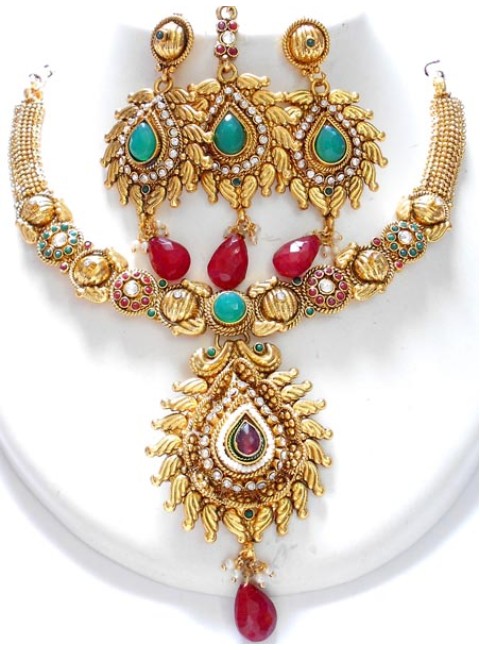 Polki Necklace Set
